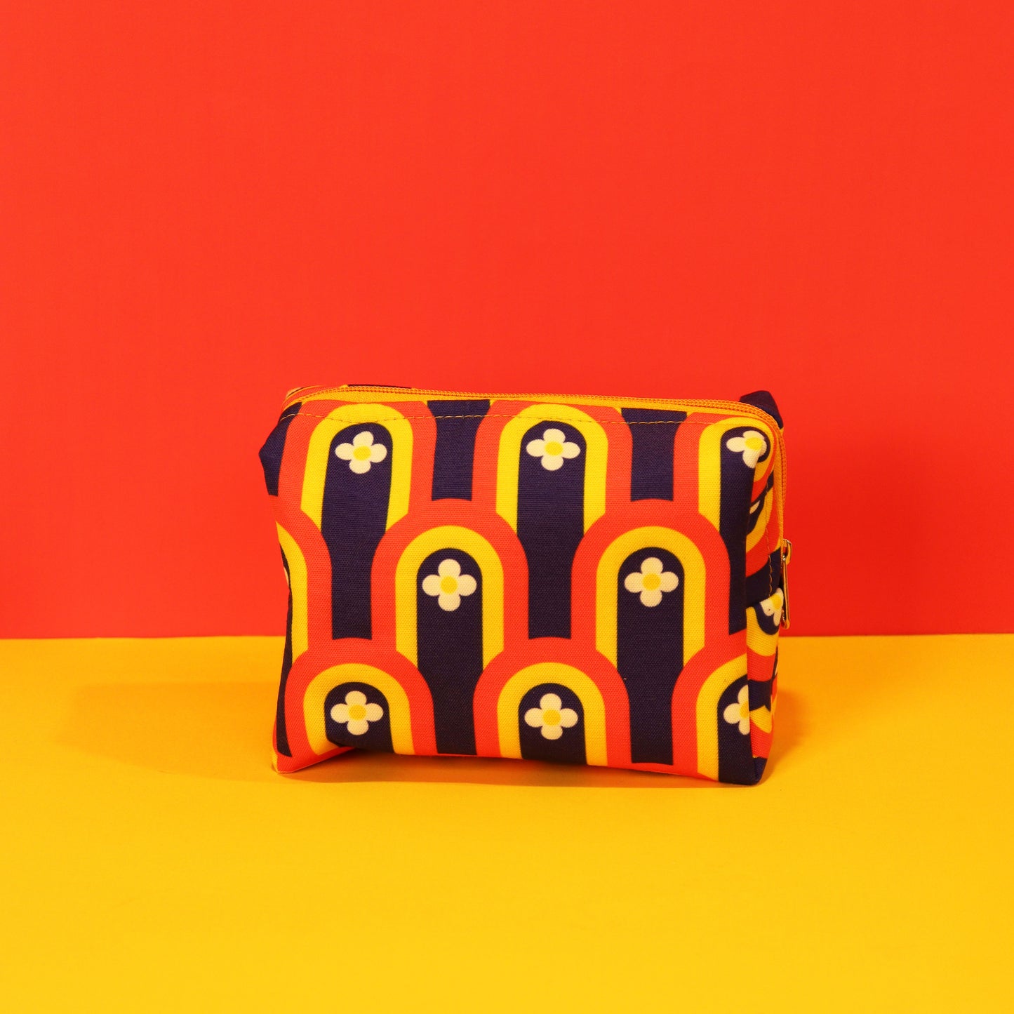 Rainbow Flower Pouch