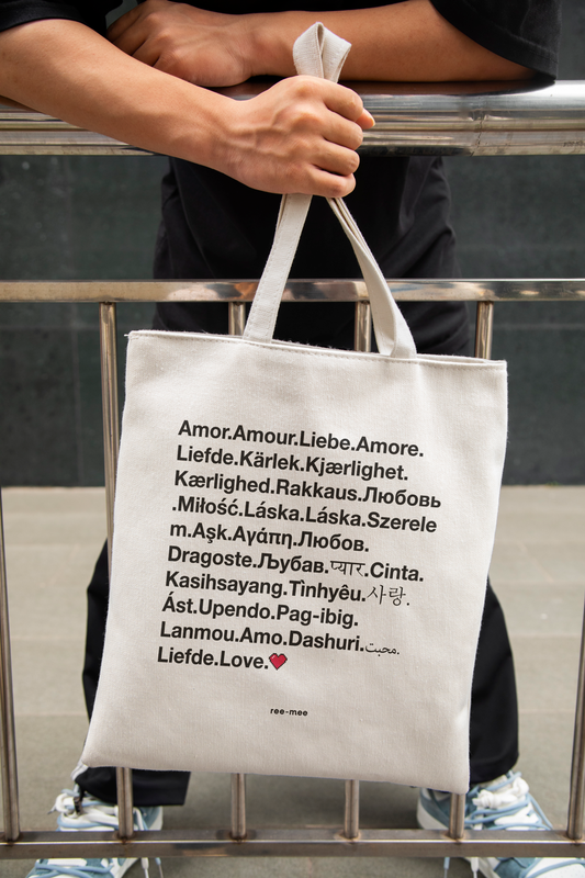 White Tote Bag - All Love