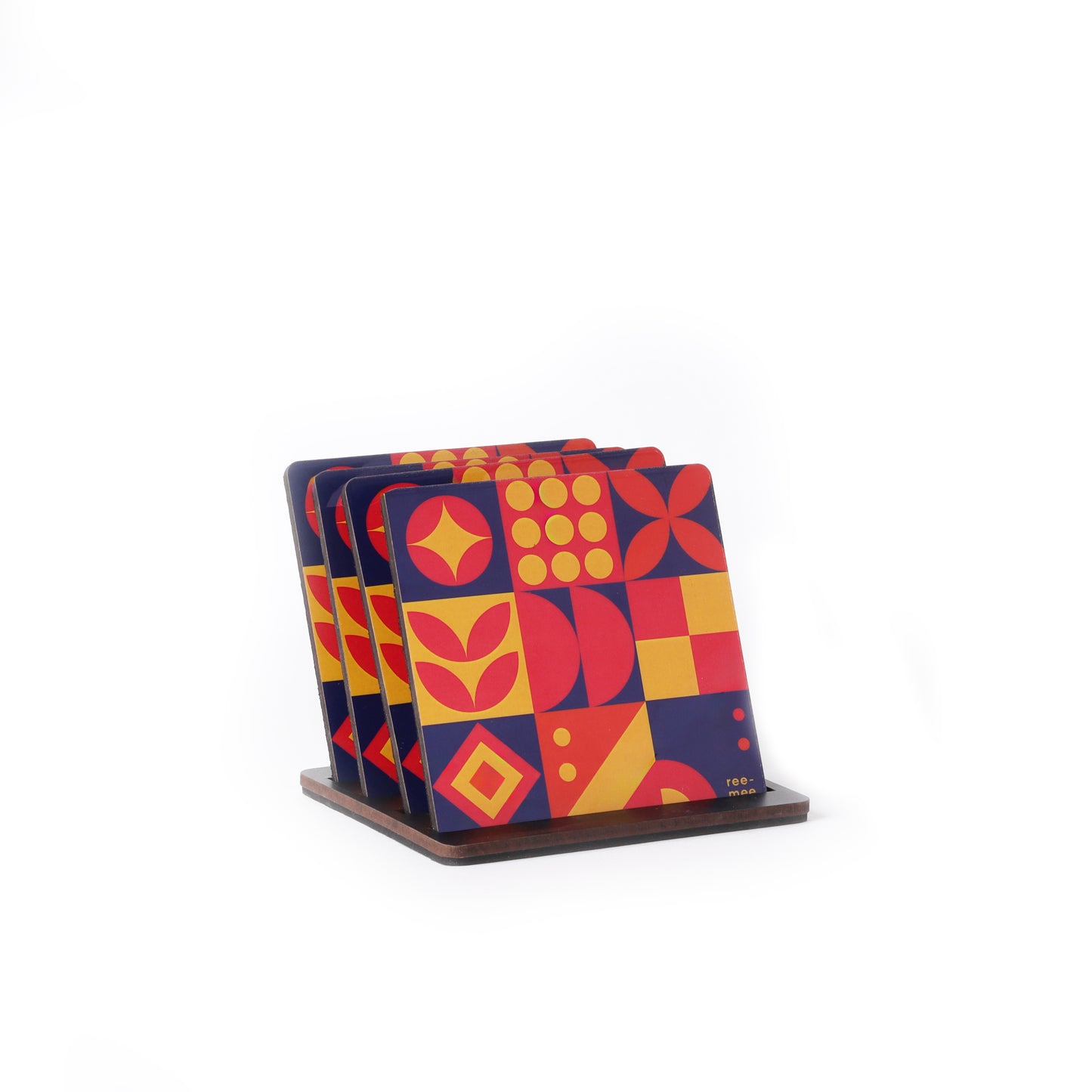 Coasters - Floral Abstract (Set of 4)