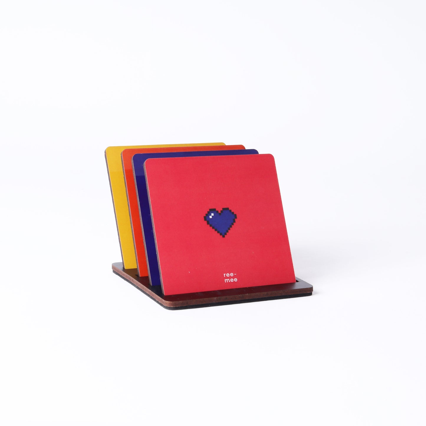 Coasters - Binary Hearts (Set of 4)