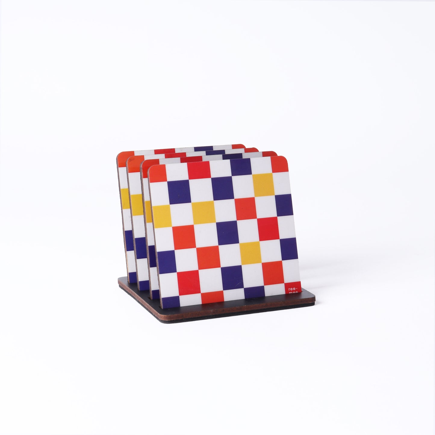 Coasters - Checkered Pixels (Set of 4)