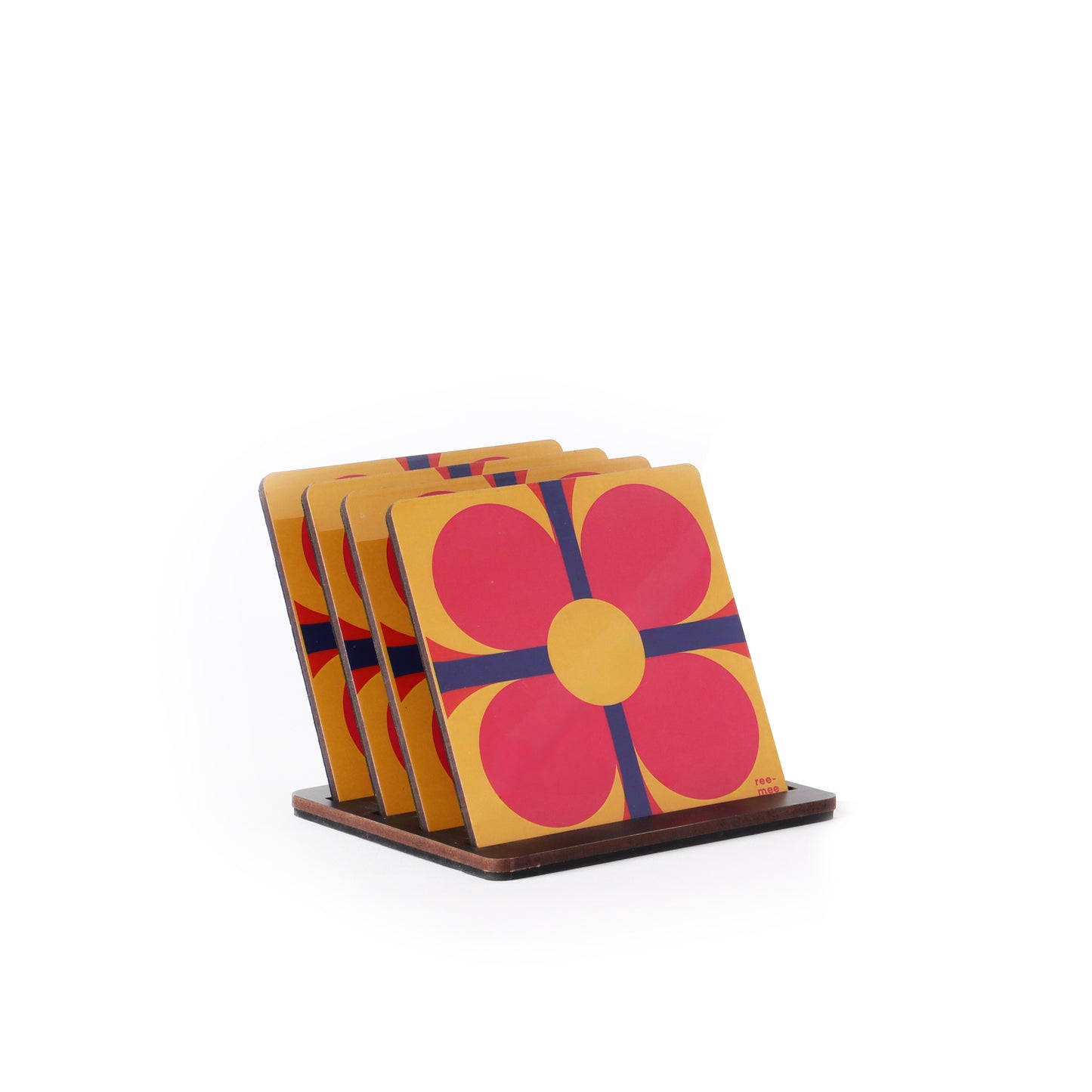 Coasters - Minimal Flower (Set of 4)