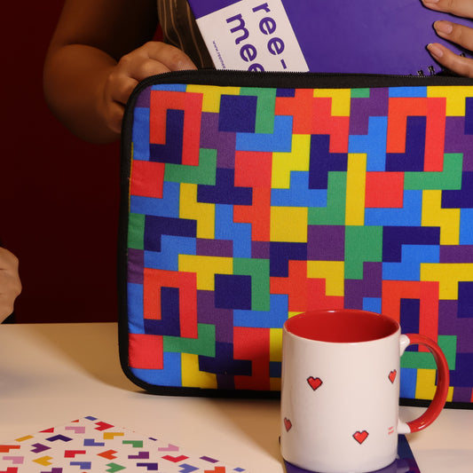 Colourful Bricks Laptop Sleeve