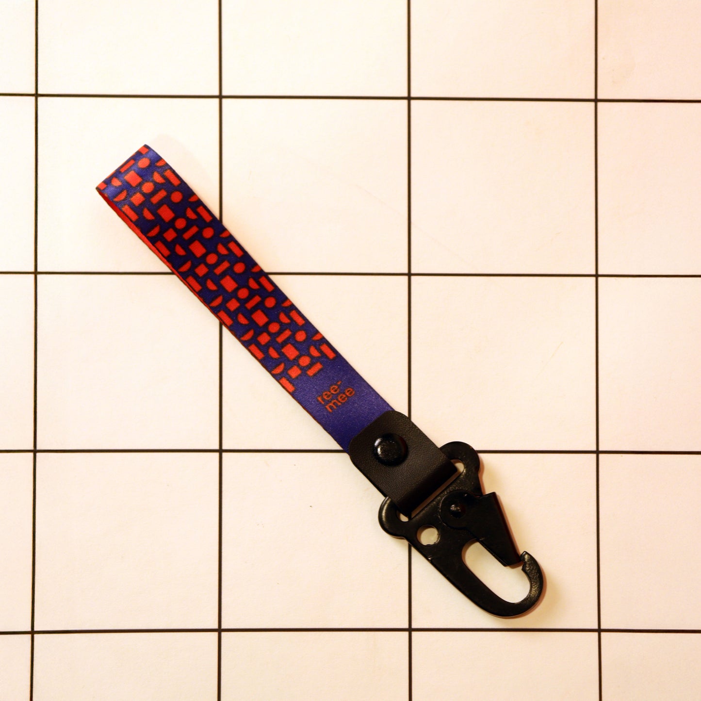 Orange Pattern Heavy Duty Keychain