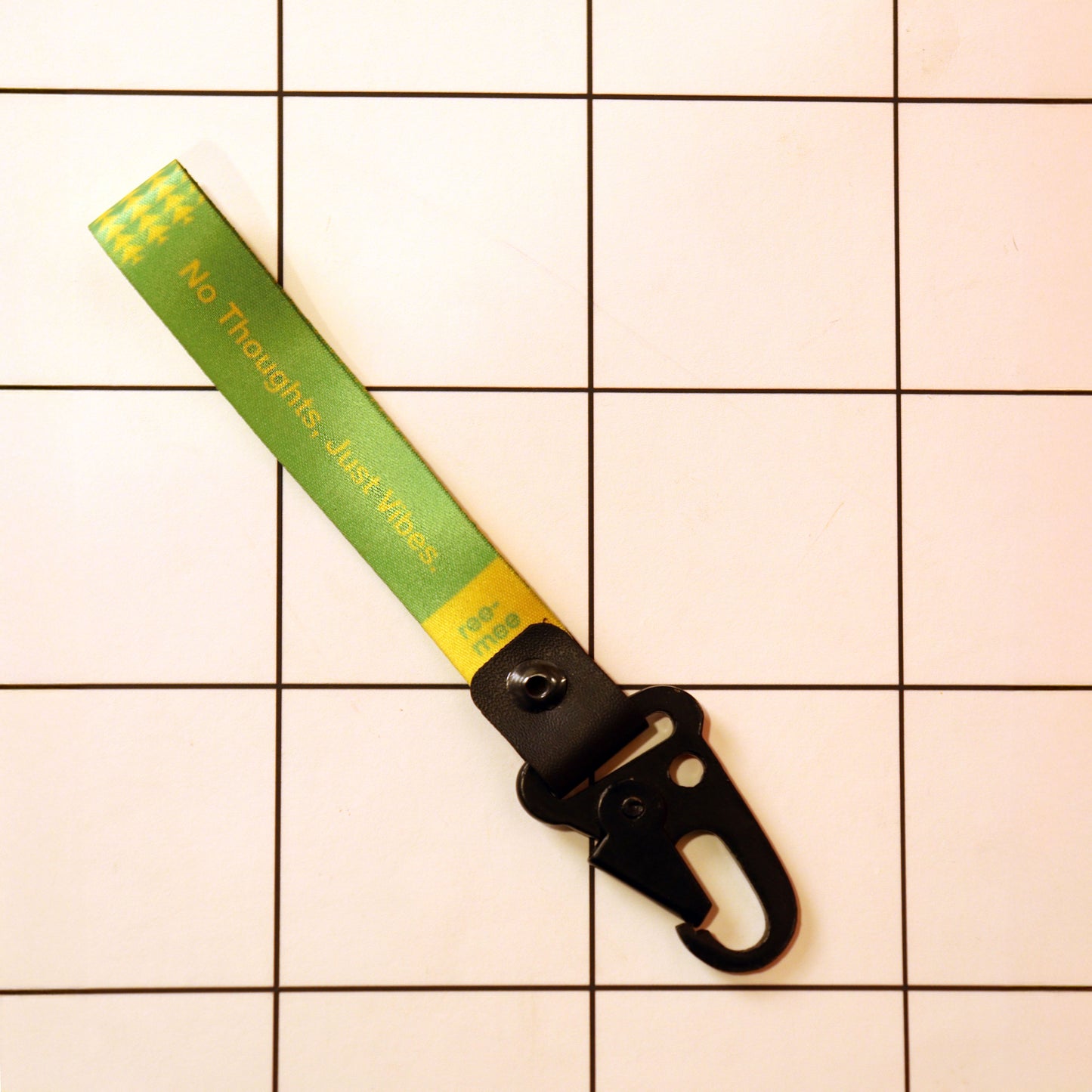 No Thoughts Just Vibes Heavy Duty Keychain