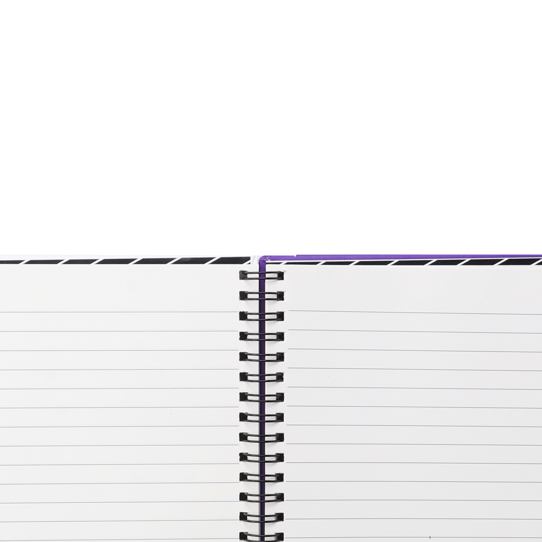 A5 Hard Bound Spiral Journal - Small Pink Pixels