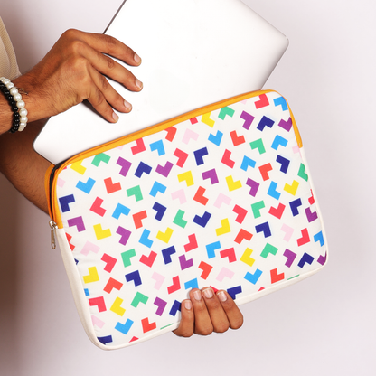 Tetris Pattern Laptop Sleeve
