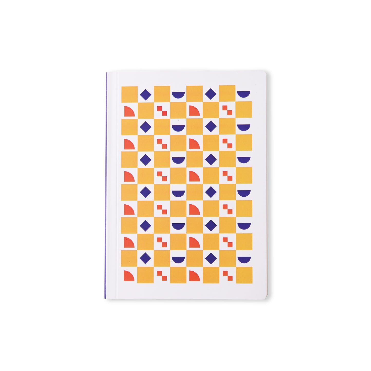 A5 Soft Bound Journal - Yellow Pixel Pattern