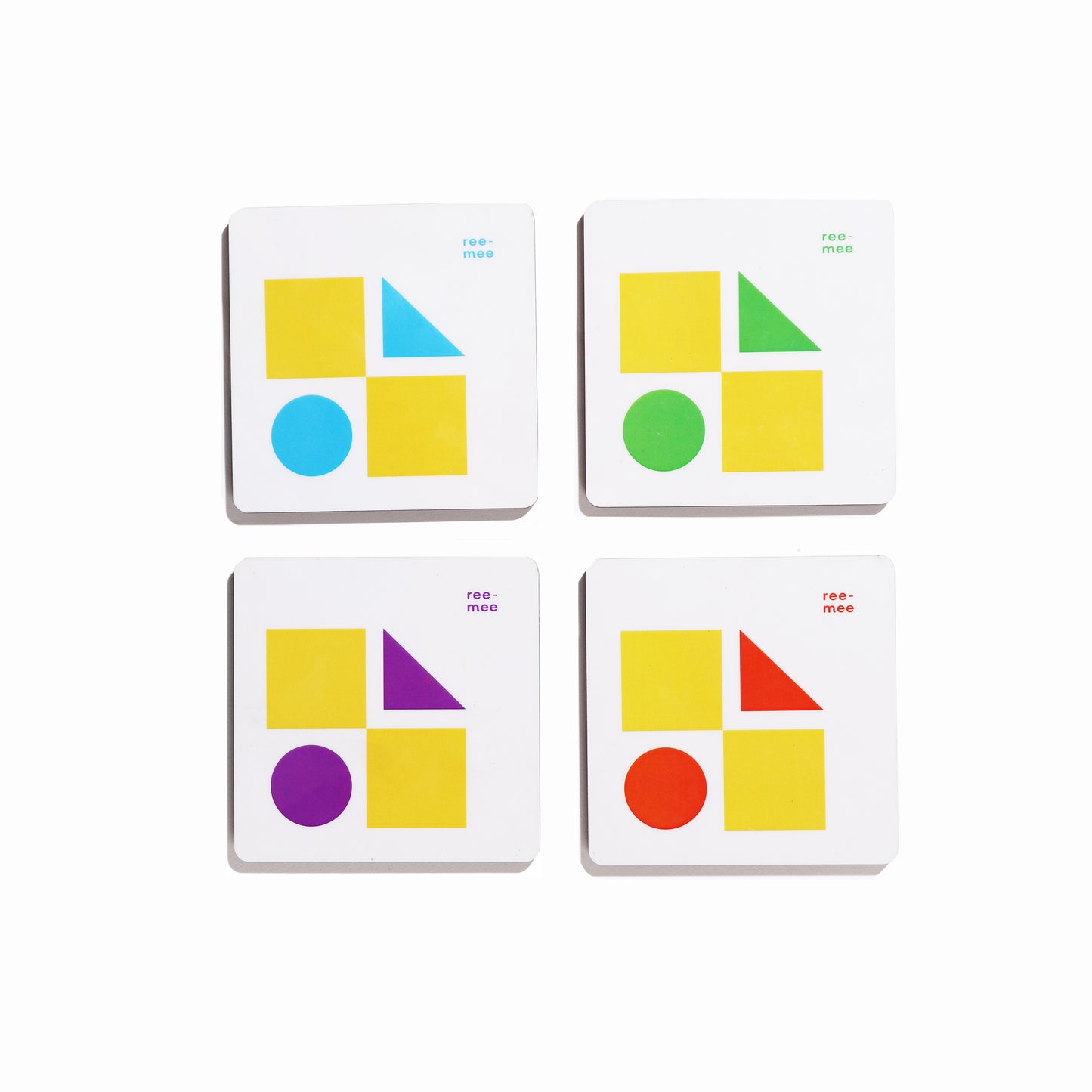 Coasters - Abstract Shapes (Set of 4)