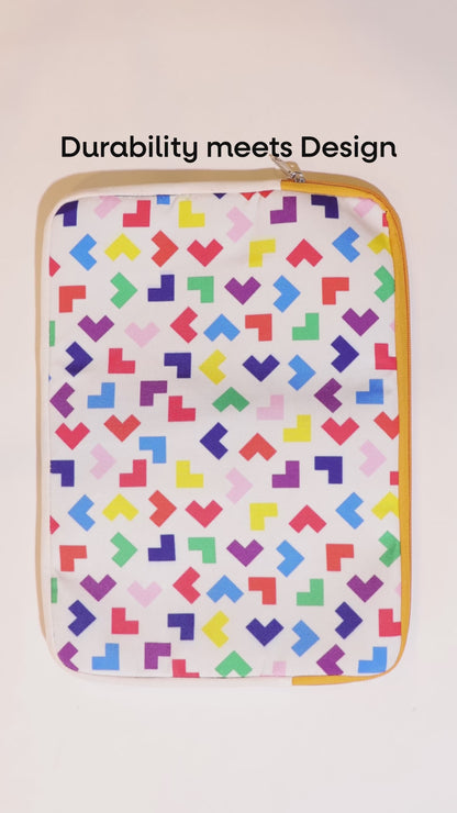 Tetris Pattern Laptop Sleeve